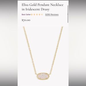 Kendra Scott Elisa Necklace